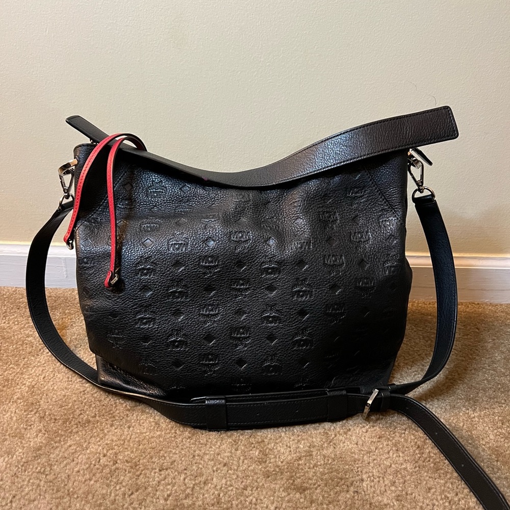 KLARA HOBO IN MONOGRAMMED LEATHER